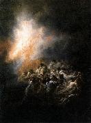 Francisco de Goya Fire at Night oil painting